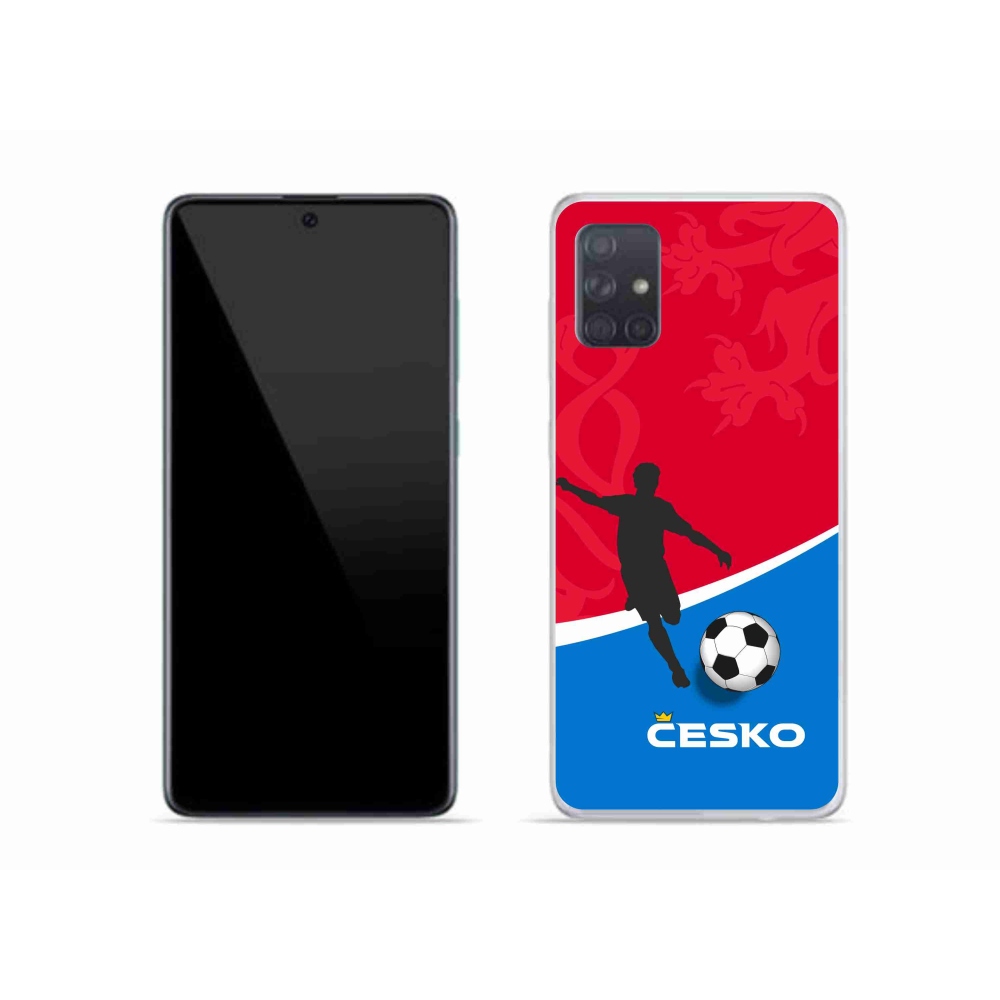 Gél borítás mmCase Samsung Galaxy A51 - foci Csehország