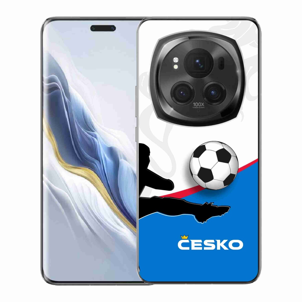 Gél borítás mmCase a Honor Magic 6 Pro 5G készülékhez - futball Csehország 3