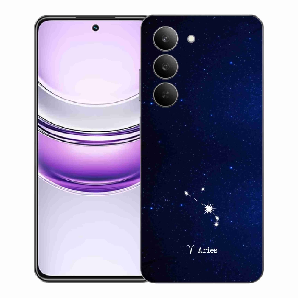 Gél borítás mmCase a Realme 14x 5G számára - csillagkép Aries