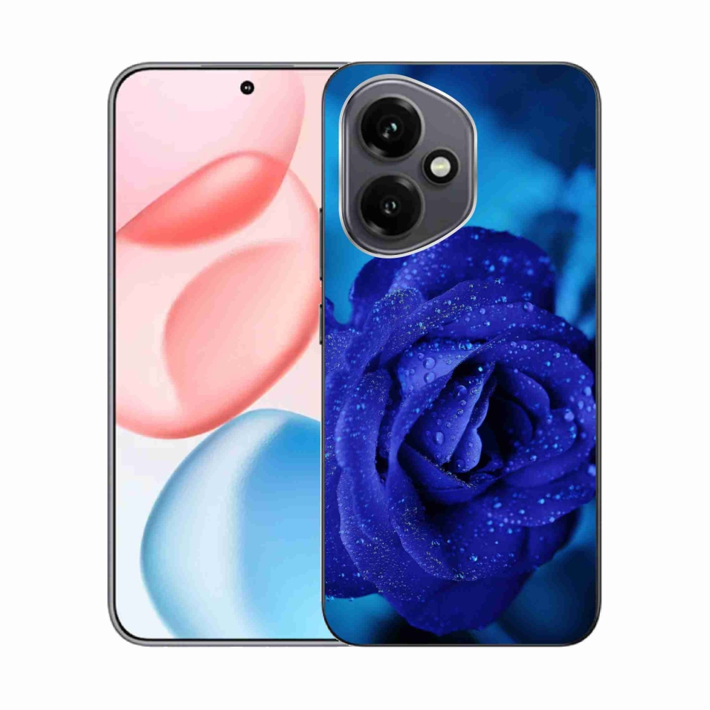 Zselés borító mmCase a Honor 400-hoz - kék rózsa