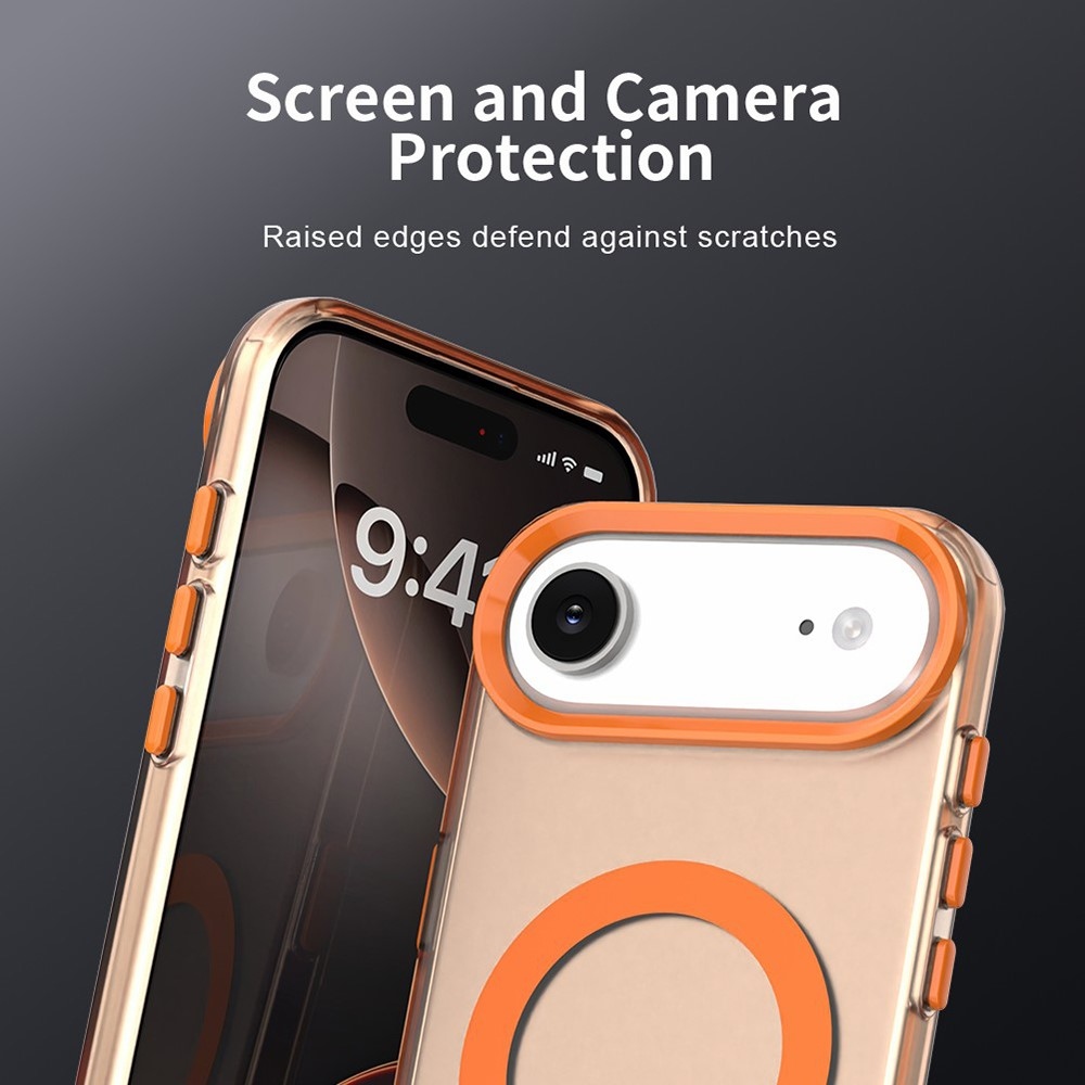 Candy MagSafe zselés tok iPhone 17 Air készülékhez - narancssárga