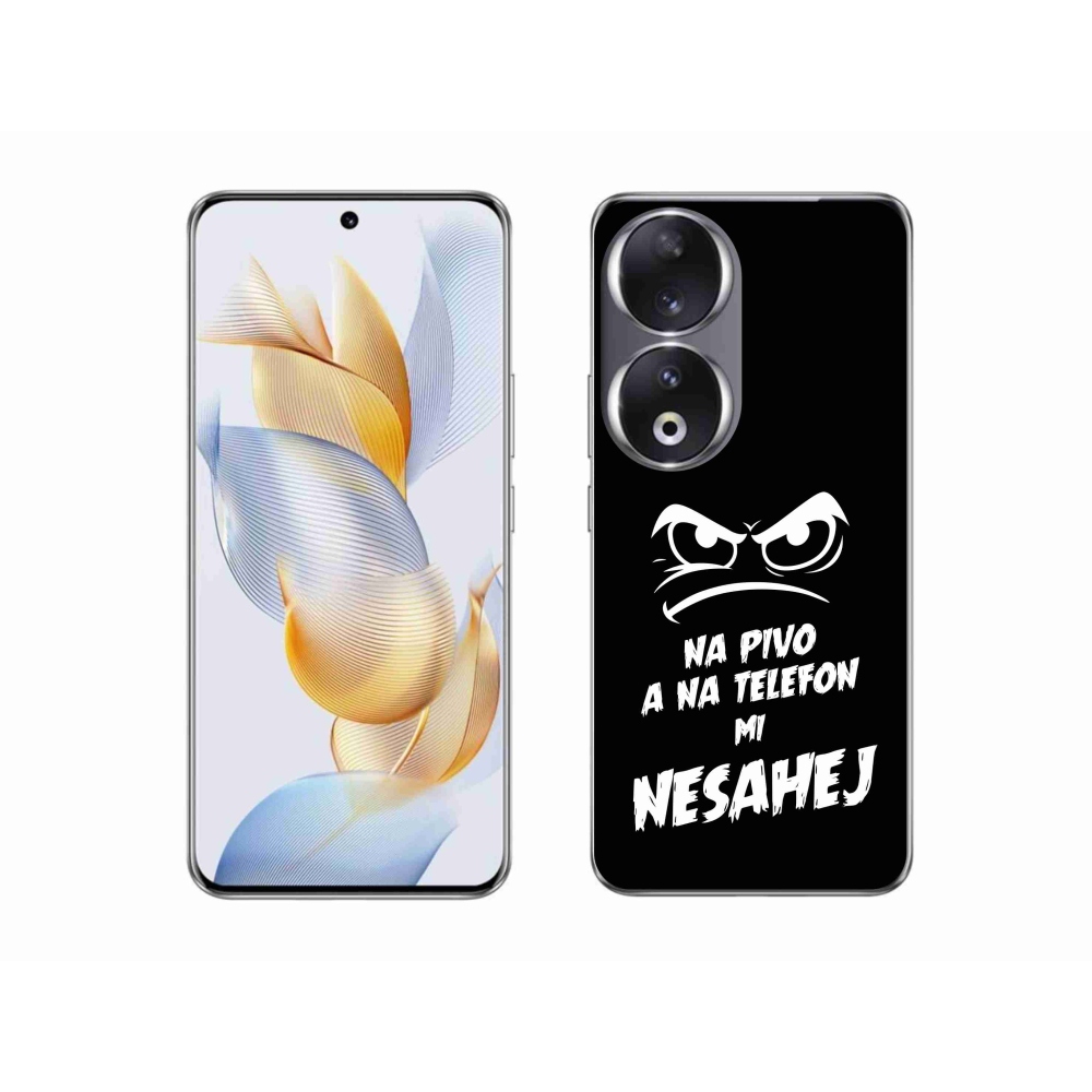 Gél borító mmCase a Honor 90 - sör motívum 2 fekete háttérrel