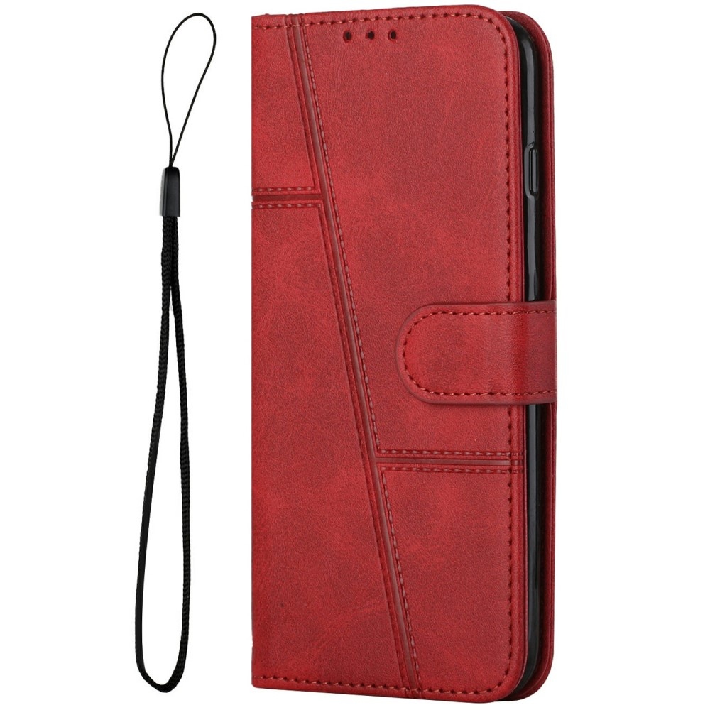 Line könyvtáska a Realme C75 készülékhez - piros