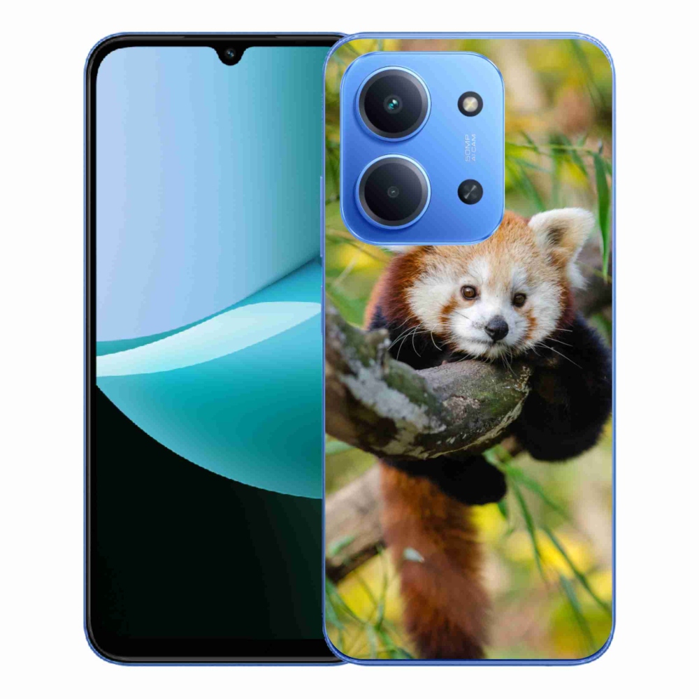 Gél borítás mmCase a Xiaomi Redmi 15C 4G/5G (173mm) - panda piros