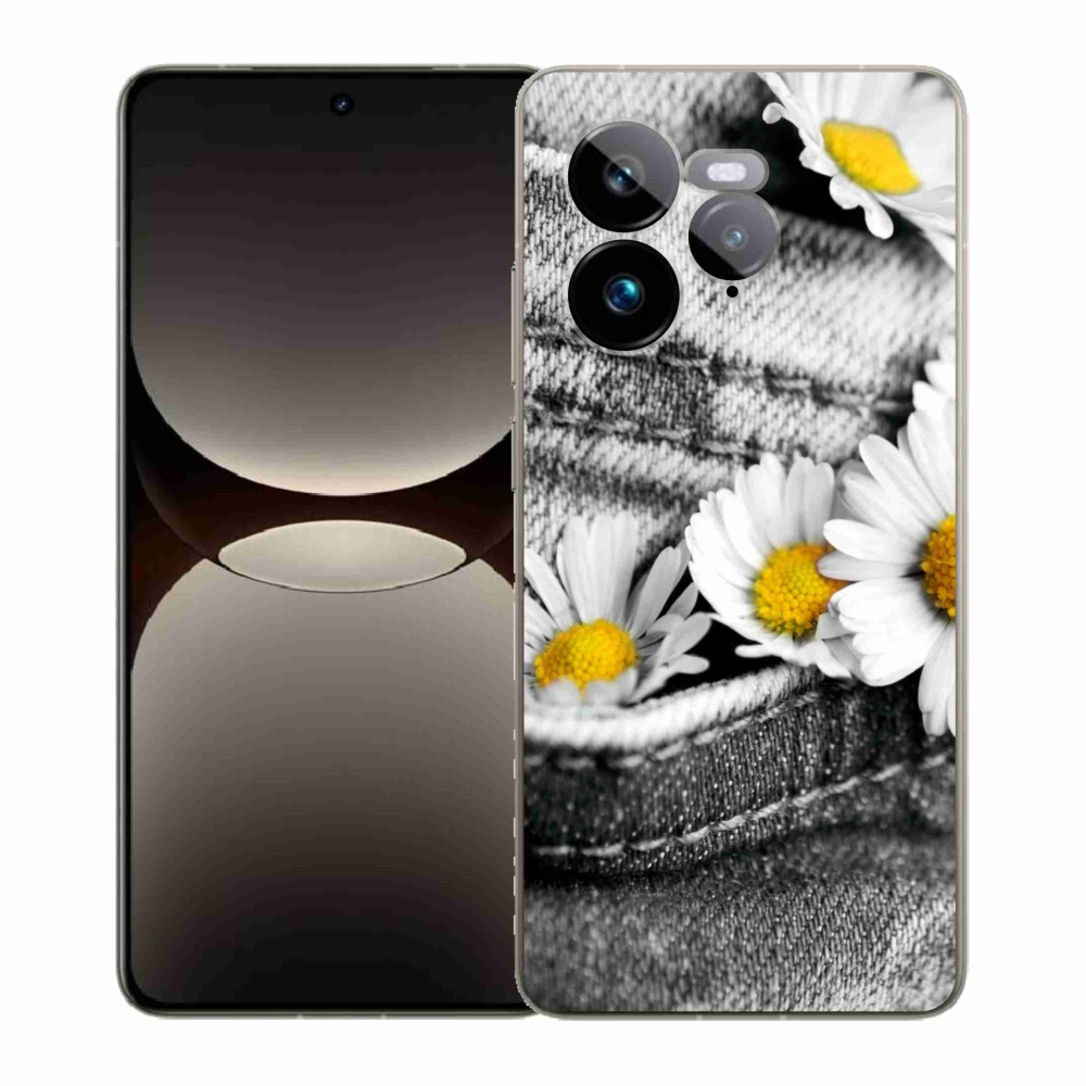 Gél borítás mmCase a Realme GT 7 Pro 5G készülékhez - százszorszépek