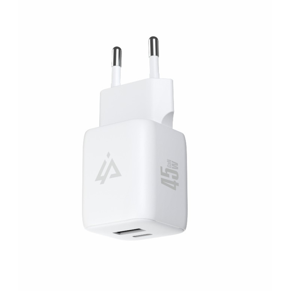 iPEAX GaN hálózati töltő 45 W, 1x USB-C és 1x USB-A - fehér