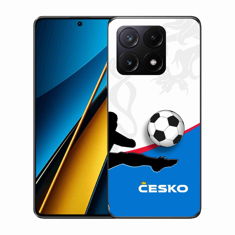 Gél borítás mmCase a Xiaomi Poco X6 Pro 5G - futball Csehország 3