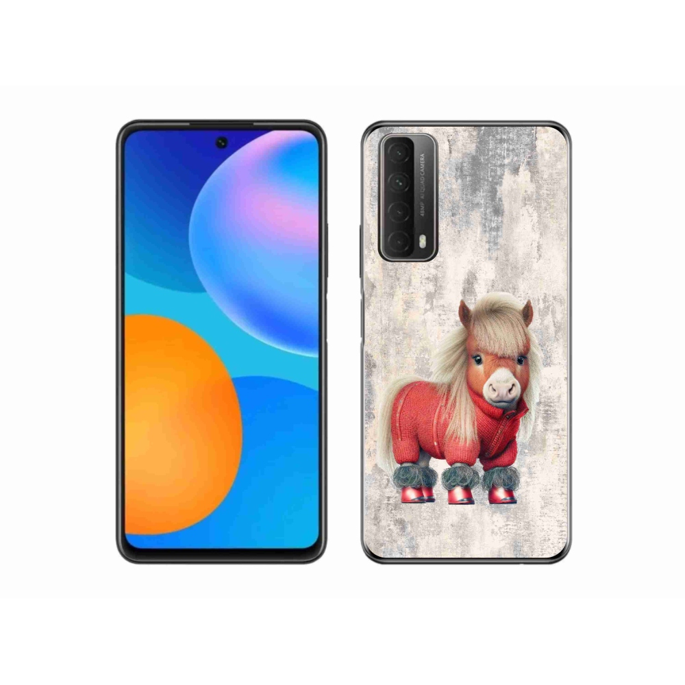 Zselés borítás mmCase a Huawei P Smart (2021) - póni pulóverben
