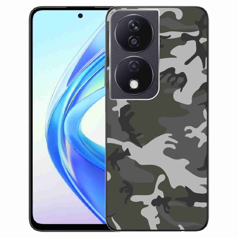 Zselés borítás mmCase a Honor X7b/Honor 90 Smart készülékhez - álcázó mintázat