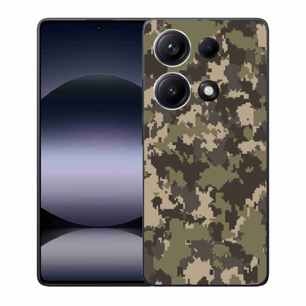 Gél borítás mmCase a Xiaomi Redmi Note 14S-hez - terepszínű minta 12