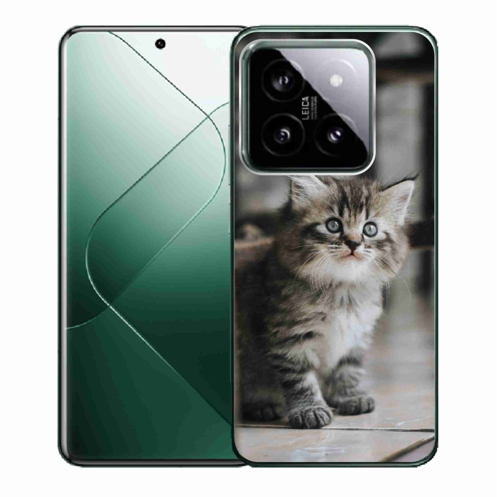 Gél borítás mmCase a Xiaomi 14 - cica számára