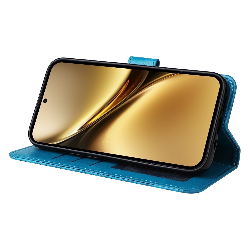 Napraforgó könyv tok a Vivo X200 Pro 5G készülékhez - kék