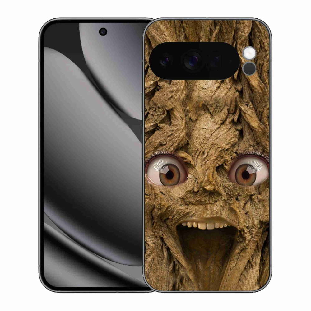Gél borítás mmCase a Google Pixel 10 Pro XL-hez - boldog fa szemekkel