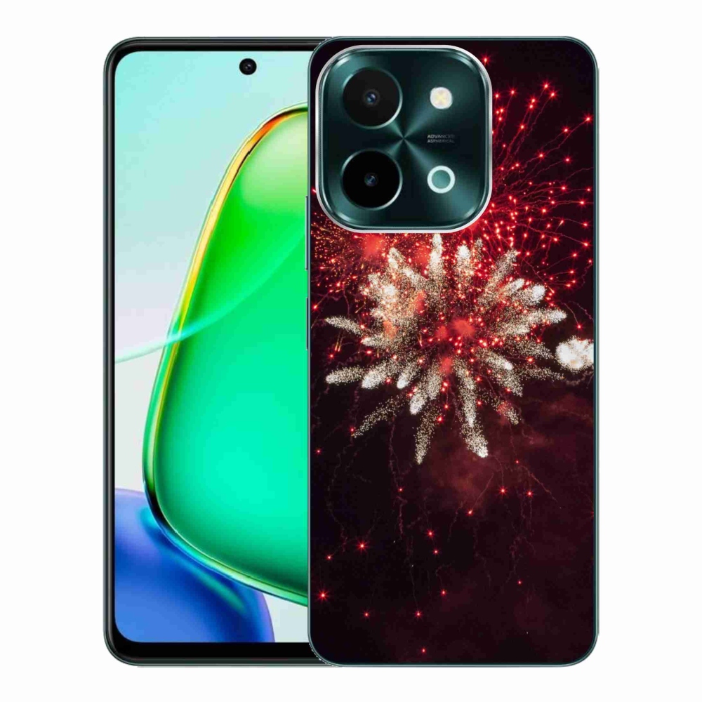 Zselés borítás mmCase a Vivo Y28-hoz - tűzijátékok