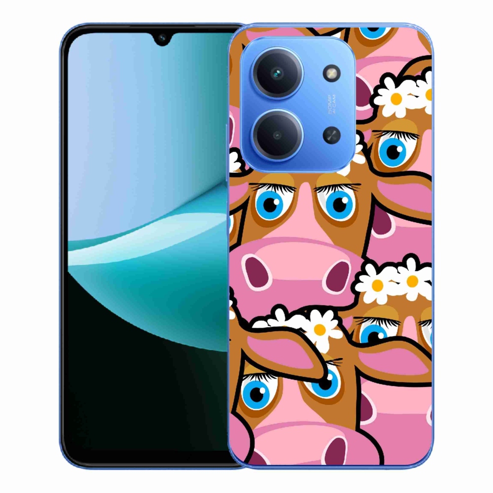 Gél borítás mmCase a Xiaomi Redmi 15C 4G/5G (173mm) - karikatúra tehenekhez