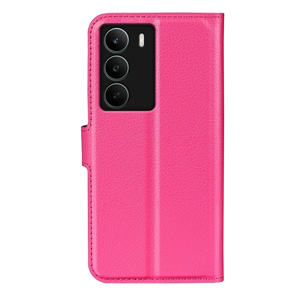 Litchi könyvtáska a Realme C71-hez - rózsaszínű