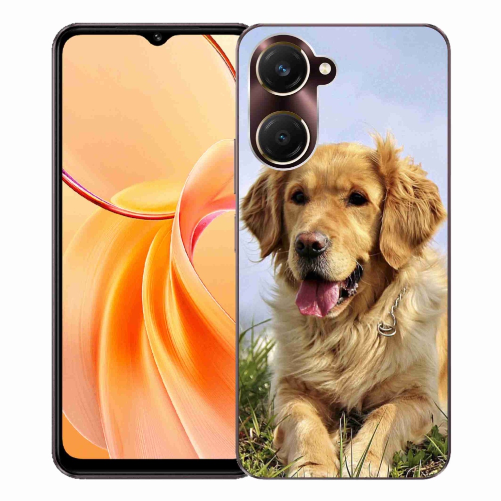 Gél borítás mmCase a Vivo Y28s 5G-hez - arany retriever