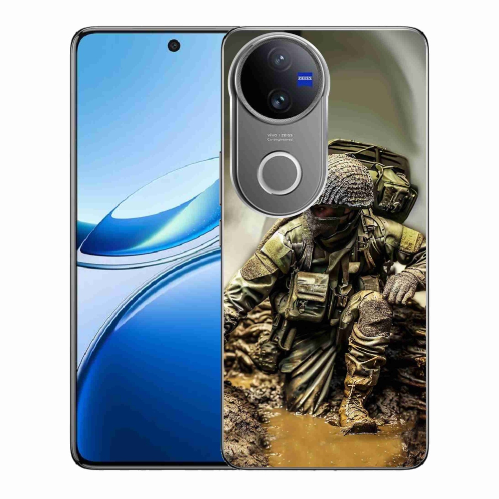 Zselés borítás mmCase a Vivo V50 5G készülékhez - katona