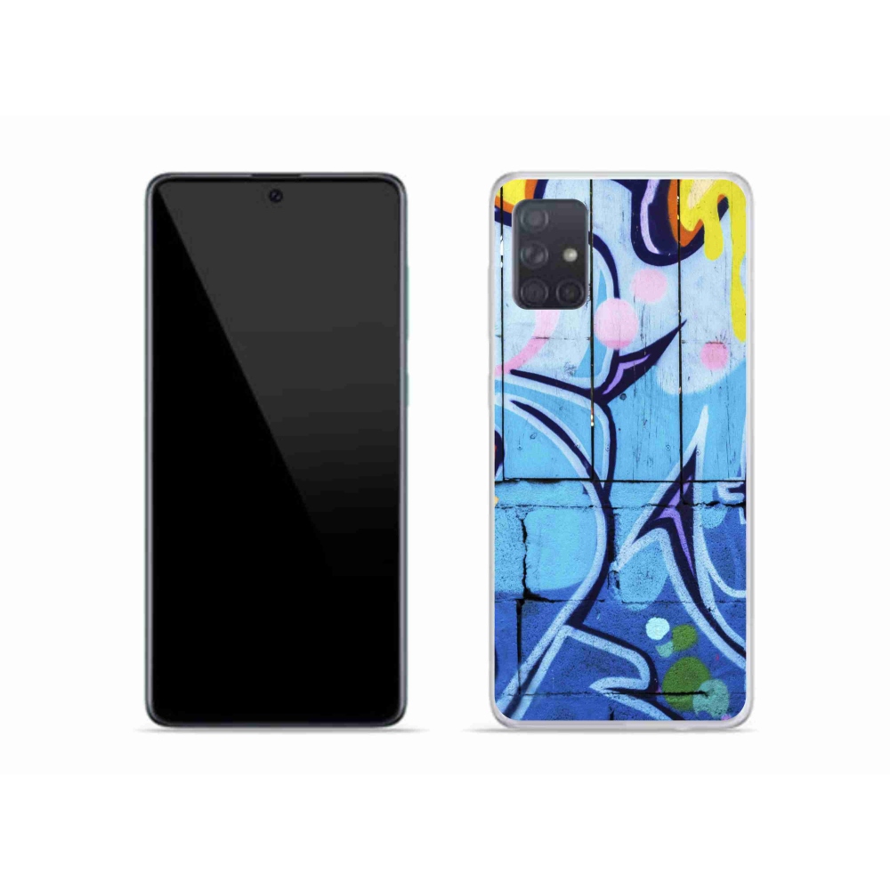 Zselés borítás mmCase Samsung Galaxy A51 - graffiti