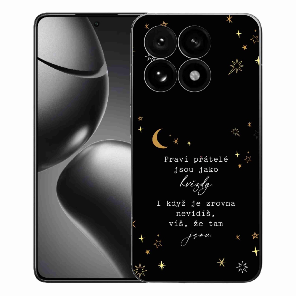 Gél borítás mmCase a Xiaomi 15T-hez - idézem 6 fekete háttérrel