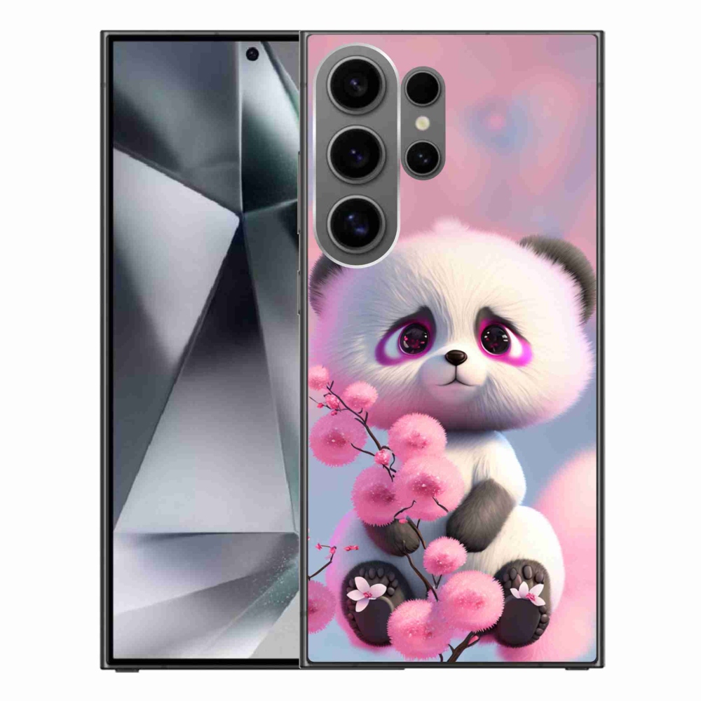 Gél védőhuzat mmCase Samsung Galaxy S24 Ultra - aranyos panda 1