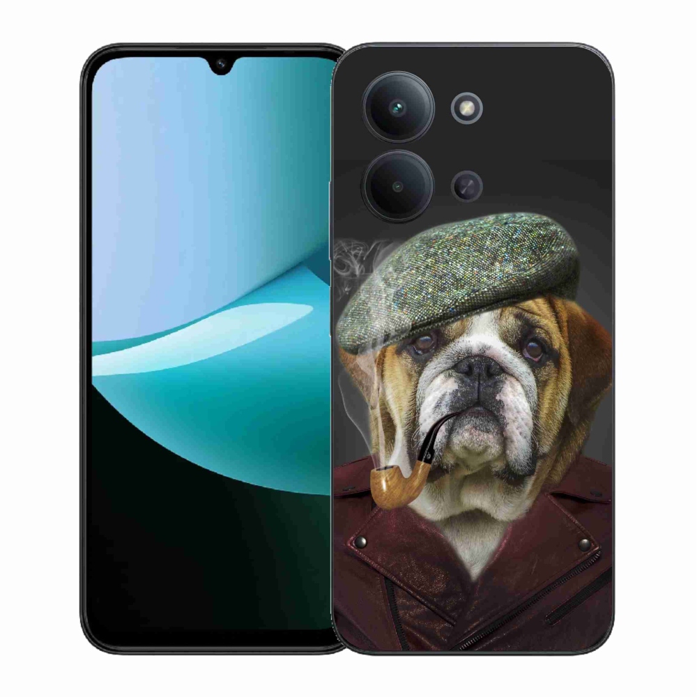 Gél borítás mmCase a Xiaomi Redmi 15C 4G (171mm)/Poco C85 4G (171mm) - kutya csővel