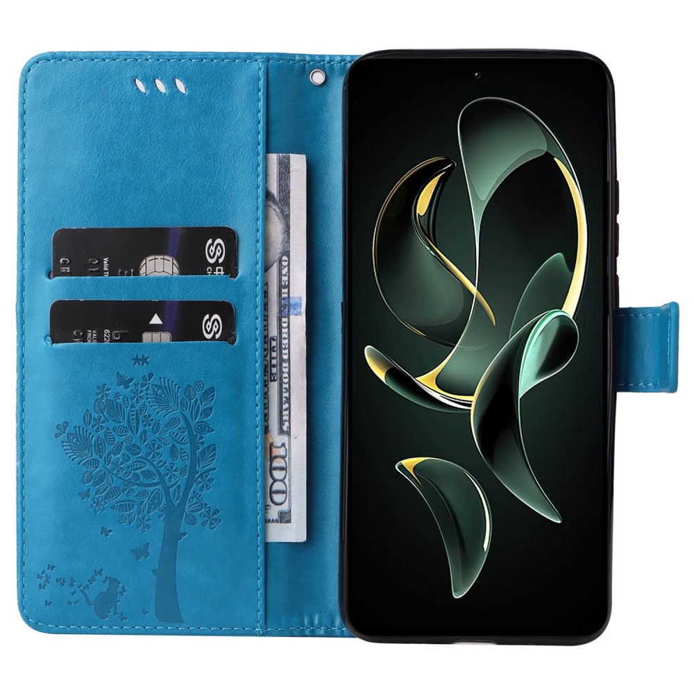 Fa könyv tok Xiaomi 13T/13T Pro készülékhez - kék