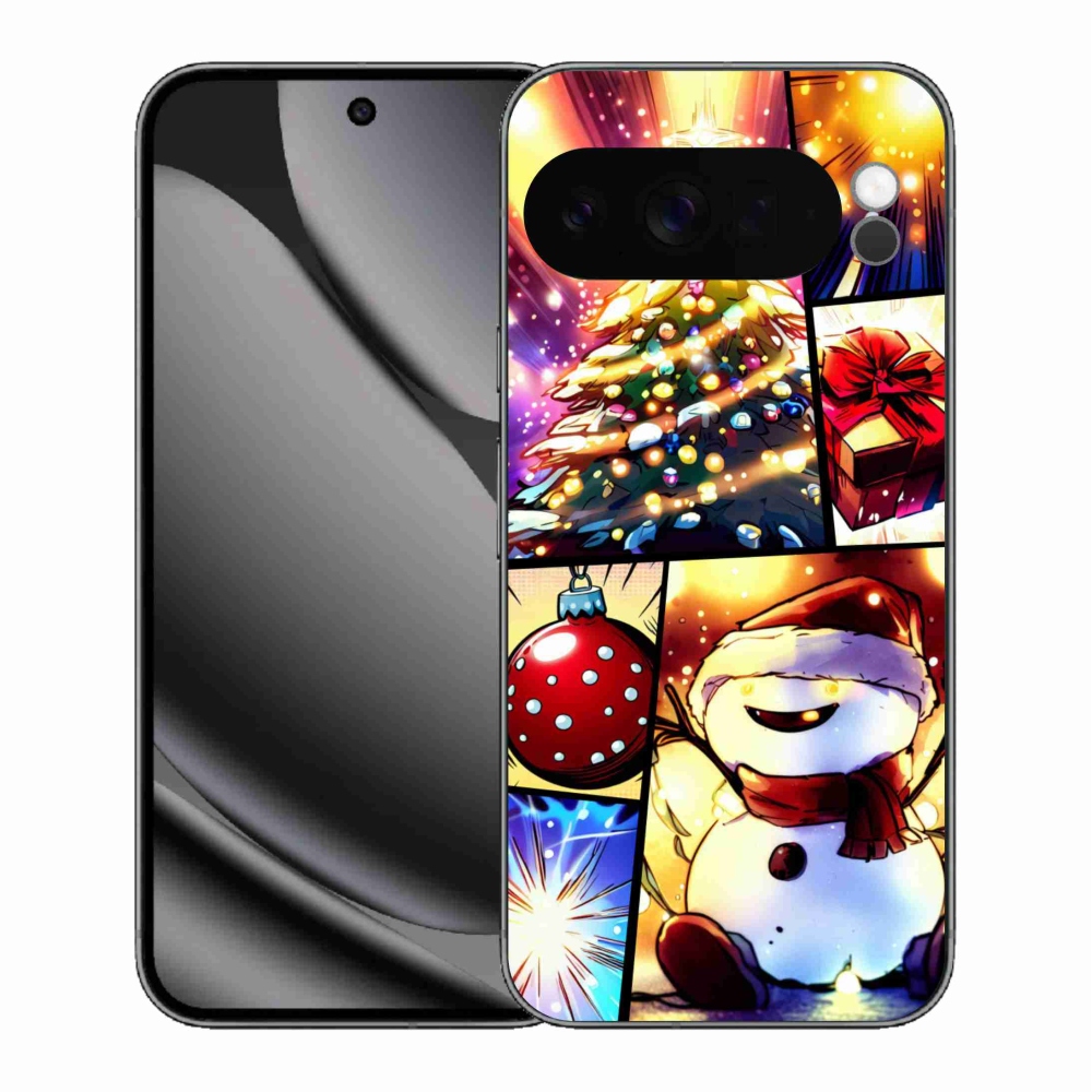 Gél borítás mmCase a Google Pixel 10 Pro XL-hez - karácsonyi motívumok 1