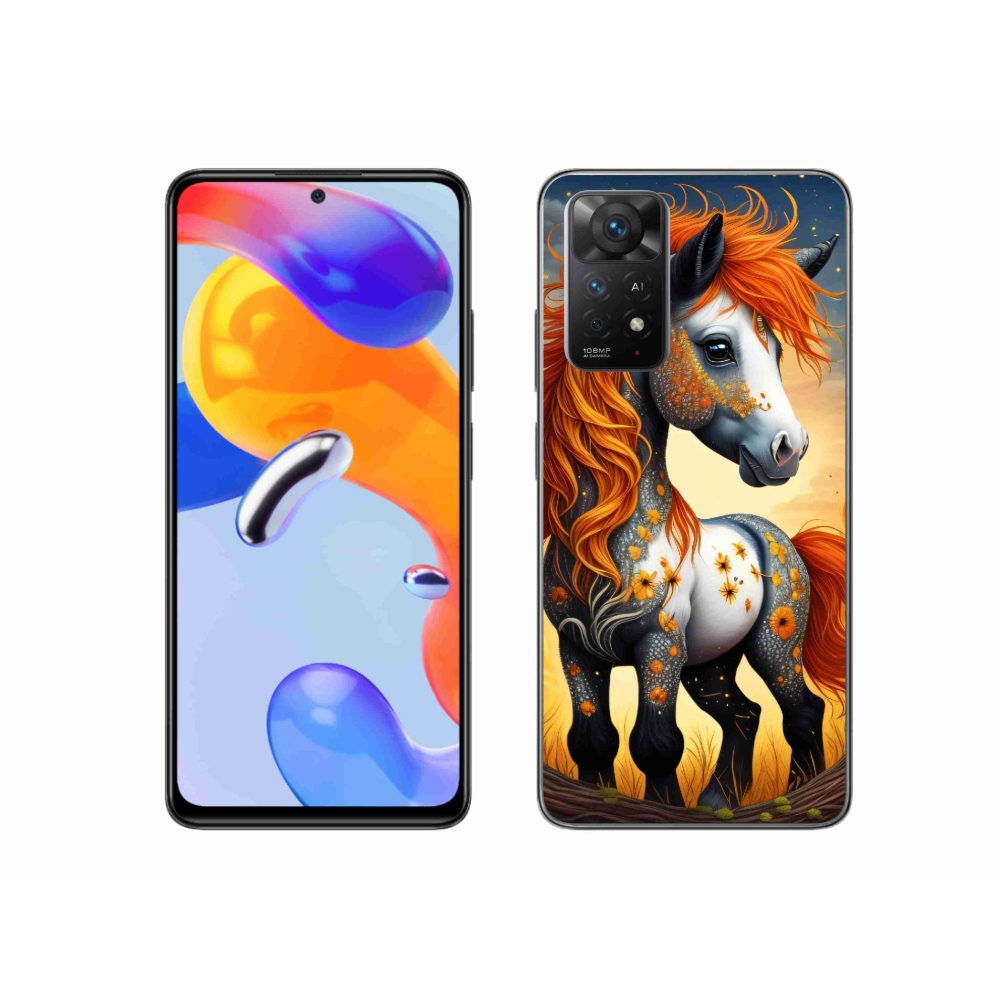 Gél borítás mmCase a Xiaomi Redmi Note 11 Pro 4G/5G számára - színes póni