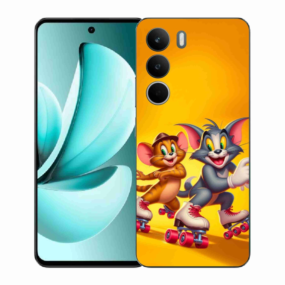 Gél borítás mmCase a Realme C71 készülékhez - tom and jerry