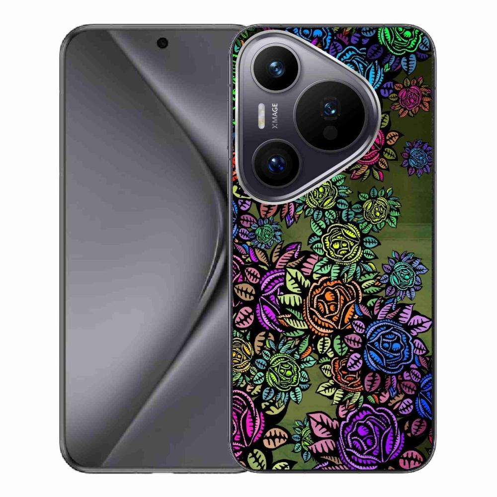 Gél borító mmCase a Huawei Pura 70 Pro számára - virágok 6