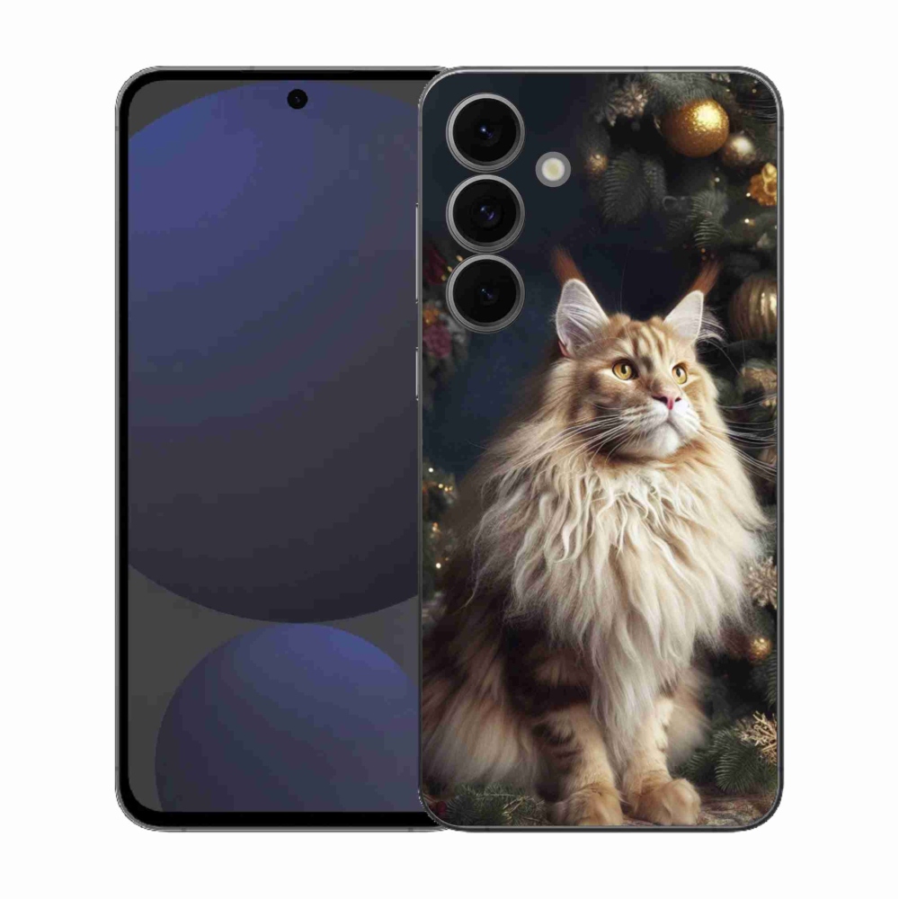 Zselés borítás mmCase Samsung Galaxy S25 FE - macska a fánál