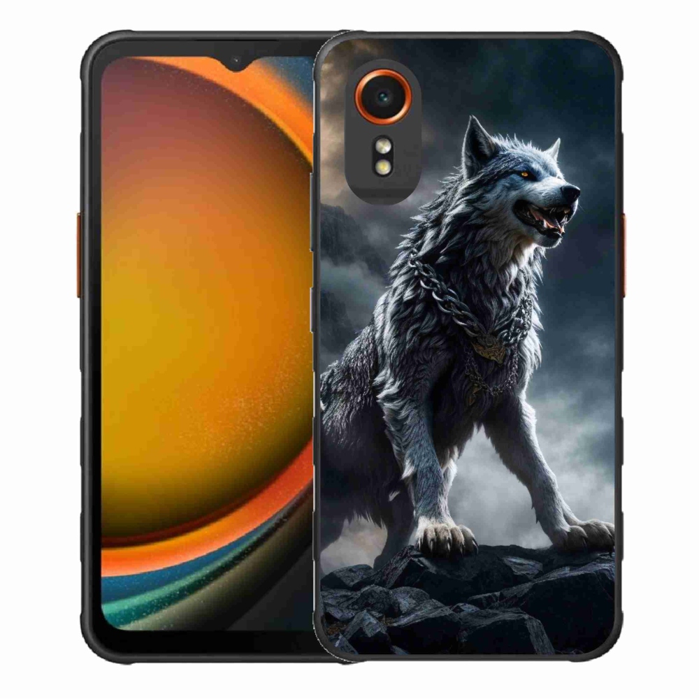 Zselés borítás mmCase Samsung Galaxy Xcover 7 - farkas 1