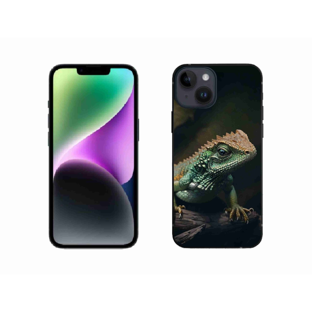 Zselés borítás mmCase iPhone 14 készülékhez - gyík
