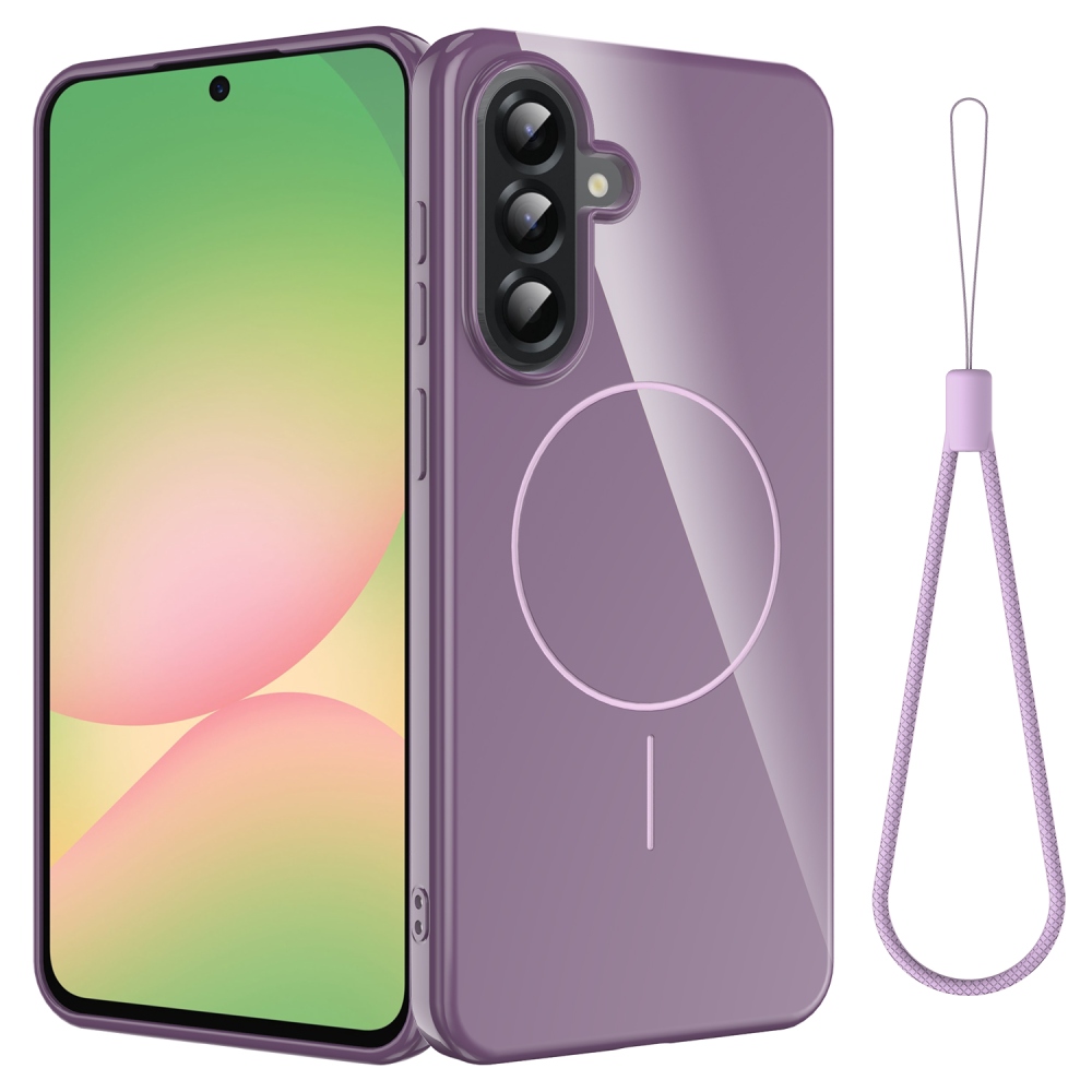 MagSafe zselés tok Samsung Galaxy A17 4G/5G készülékhez - lila