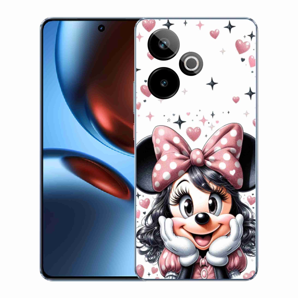 Rugalmas zselés tok mmCase képpel a Realme GT 7 5G/GT 7T 5G számára - minnie