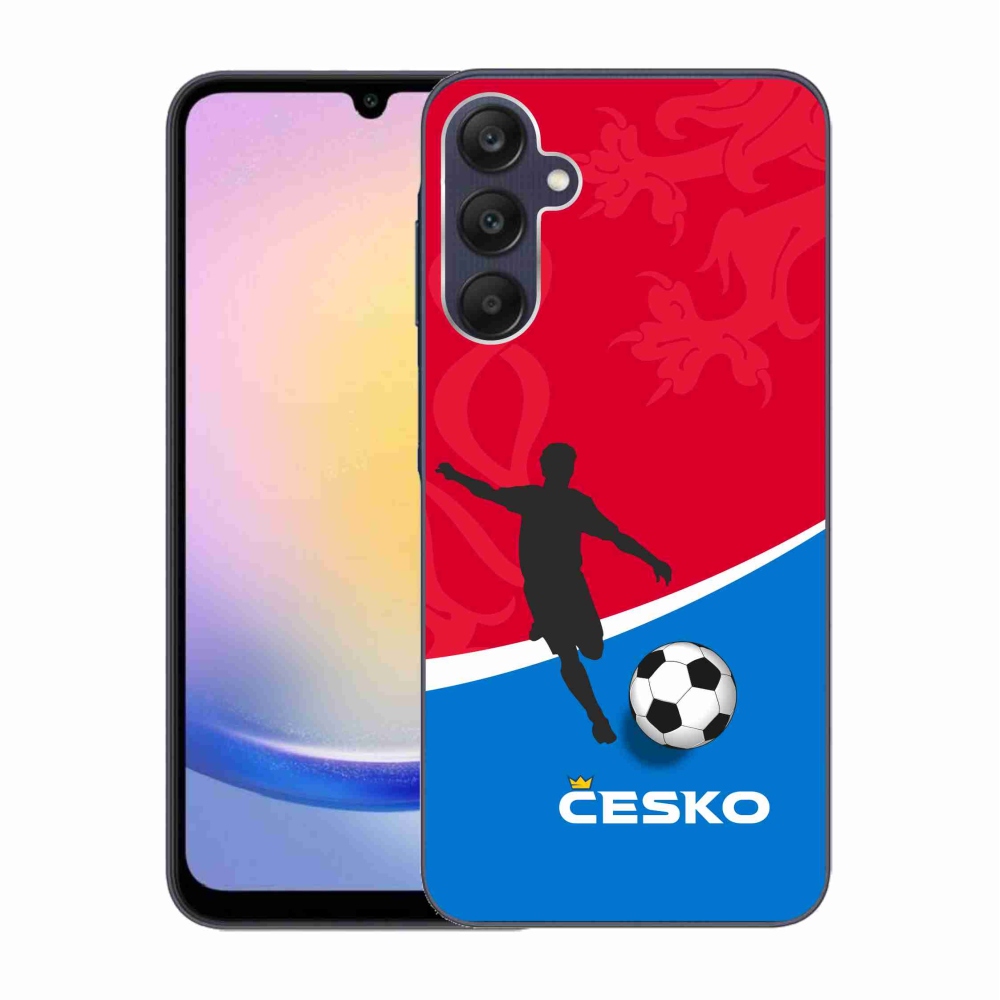 Gél borítás mmCase Samsung Galaxy A25 5G - foci Csehország