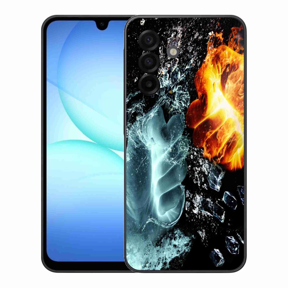 Zselés borítás mmCase Samsung Galaxy A17 4G/5G - víz és tűz