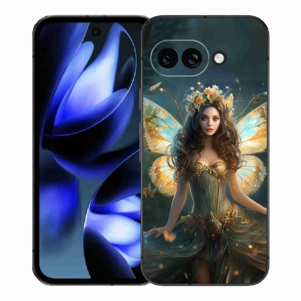 Gél borítás mmCase a Google Pixel 9a számára - pillangó nő