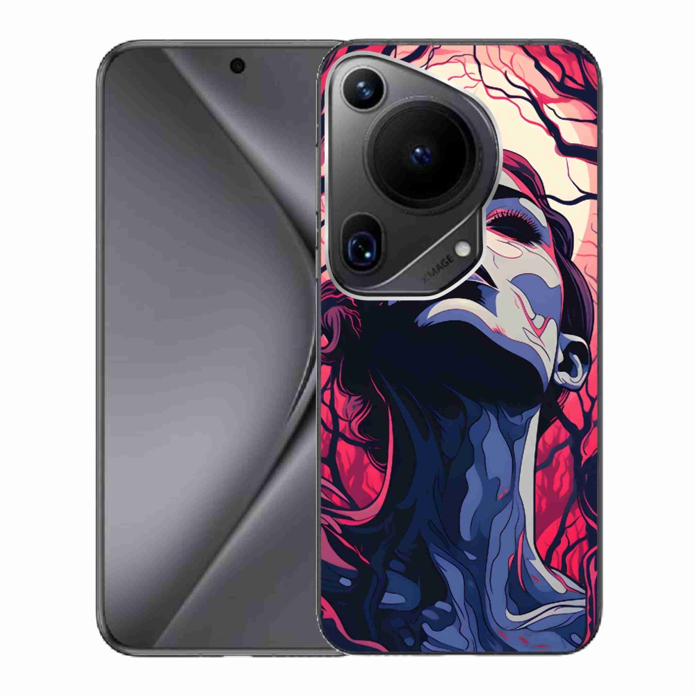 Gél borítás mmCase a Huawei Pura 70 Ultra - absztrakt arcán