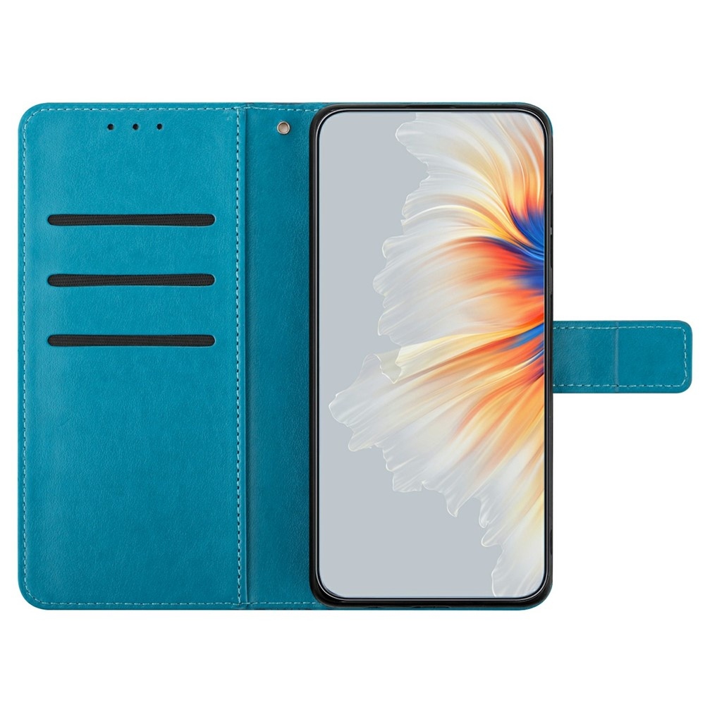 Mandala könyv tok a Xiaomi 15T Pro-hoz - kék