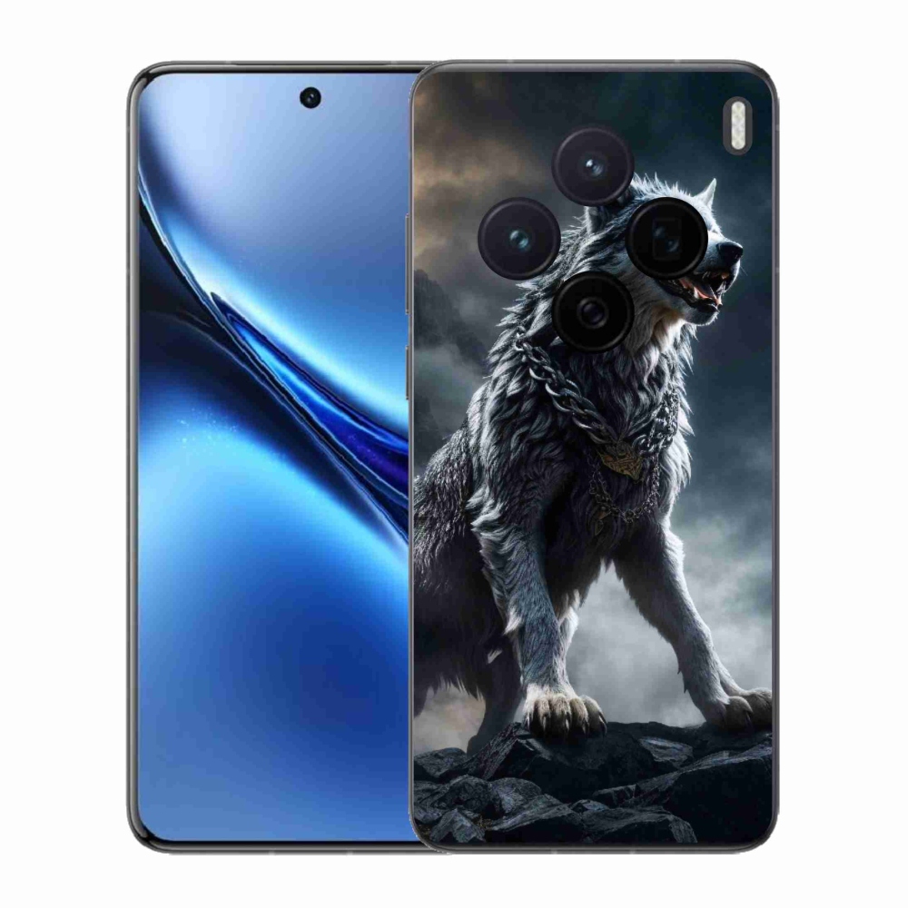 Zselés borítás mmCase a Vivo X200 5G készülékhez - farkas 1