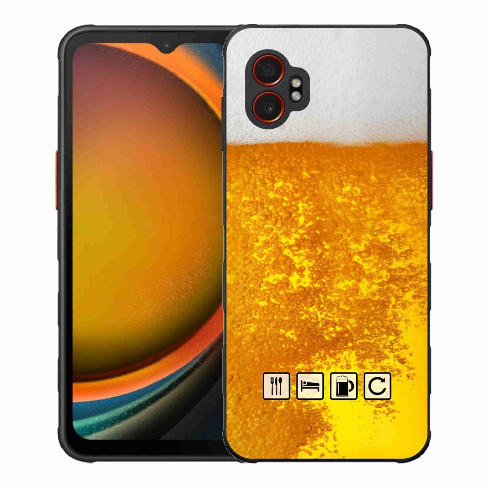 Gél borítás mmCase Samsung Galaxy Xcover 7 Pro - sör motívum 3