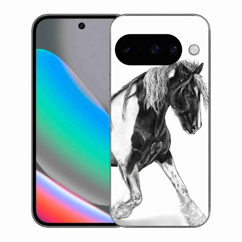 Zselés borítás mmCase a Google Pixel 10 számára - ló