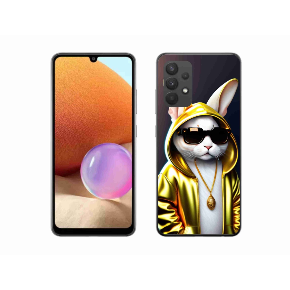 Zselés borítás mmCase Samsung Galaxy A32 4G - macska főnökhöz