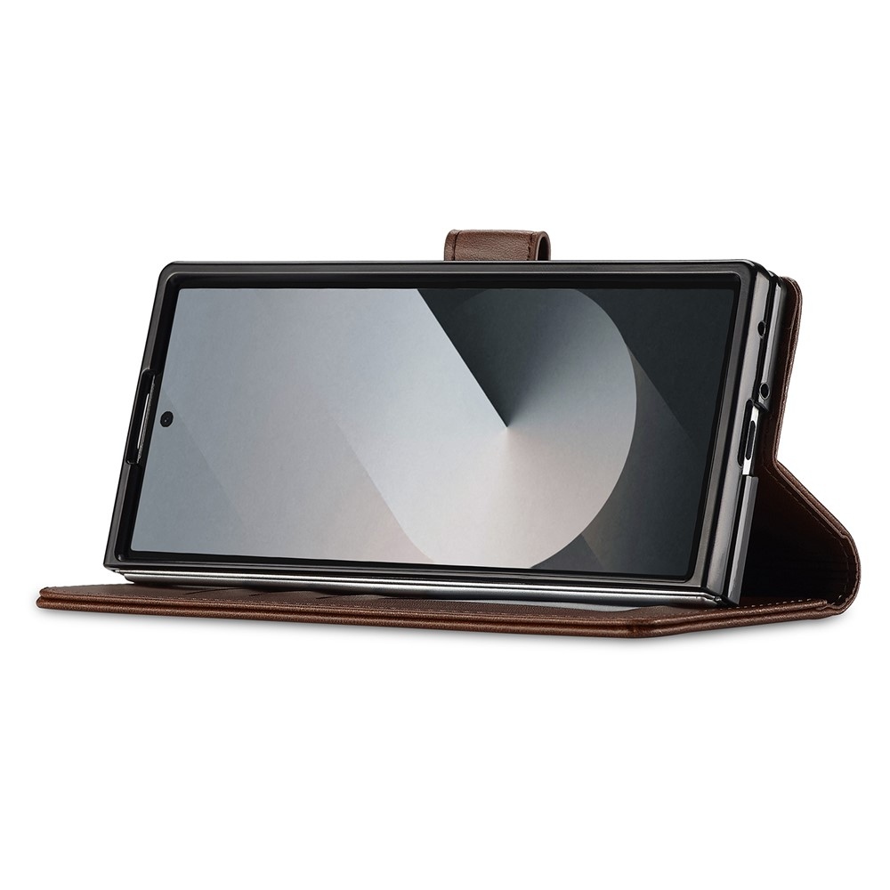 IMEEKE könyvtáska Samsung Galaxy Z Fold7 5G - barna