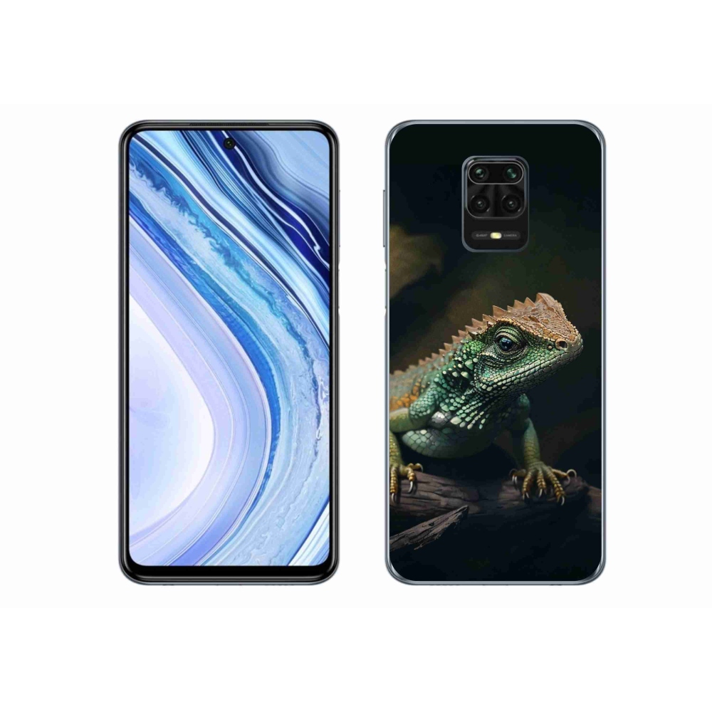 Gél borítás mmCase a Xiaomi Redmi Note 9S-hez - gyík