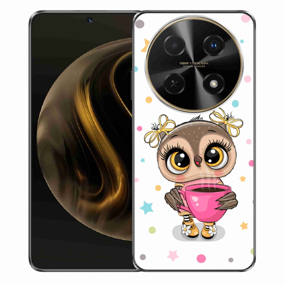 Gél borítás mmCase a Huawei Nova 12i készülékhez - rajzfilm bagoly