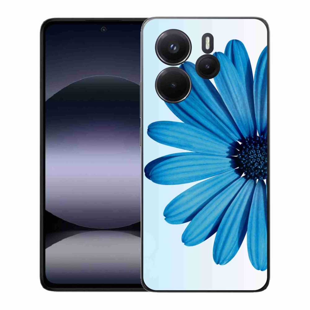 Gél borítás mmCase a Xiaomi Redmi Note 14-hez - kék százszorszép