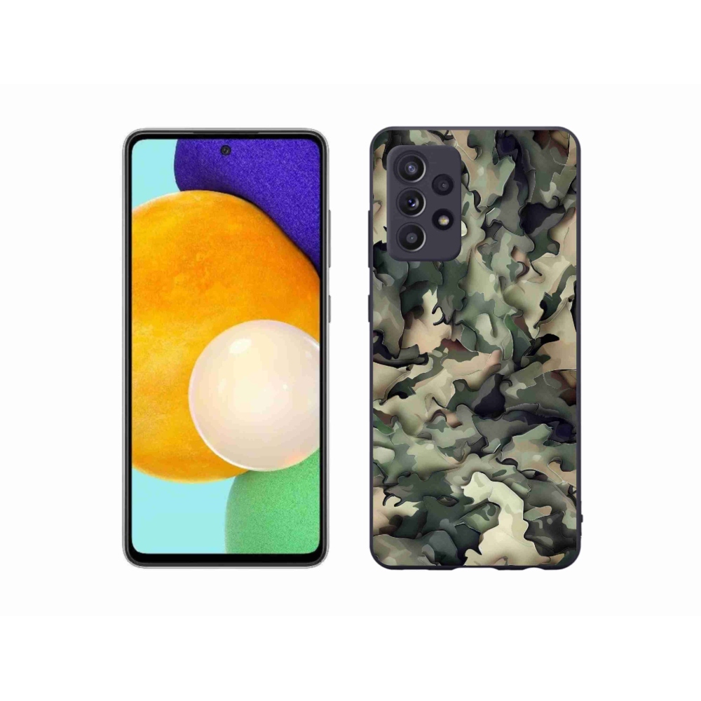 Zselés borítás mmCase Samsung Galaxy A52s 5G - terepszínű minta 9